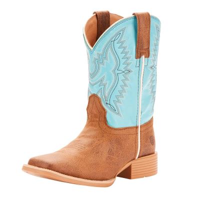 Ariat Bristo - Western Laarzen Bruin / Blauw Kinderen - 15392-974